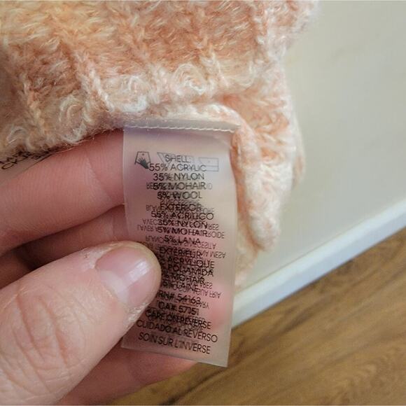 Womens Large Pink and White Striped Calvin Klein Sweater - Picture 2 of 10